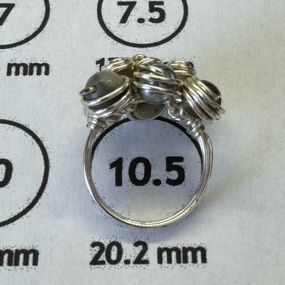 Silver ring - Picture 4 of 6